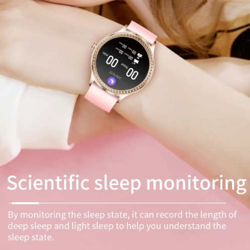 AK35 1,32 pouce IPS Color Screen Smart Watch, Soutenir la surveillance du sommeil / Surveillance de l'oxygène sanguin (bande de montre en silicone noir) SH301B796-07