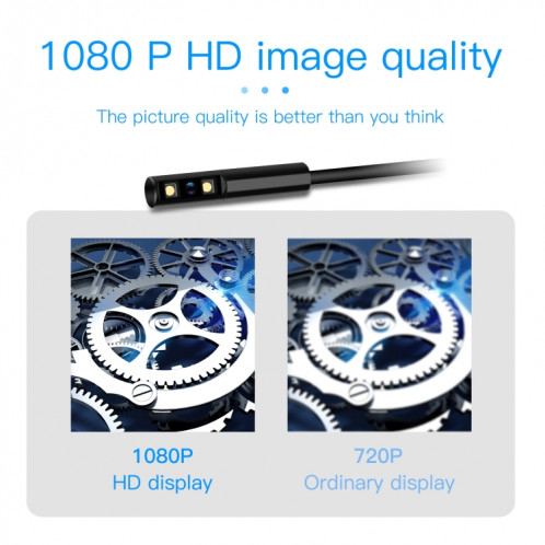 Endoscope industriel de caméra latérale HD 8 mm 2,4 pouces avec écran LCD, longueur: 5m SH2502728-07