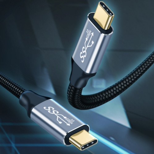 1M 10Gbps USB-C / Type-C Male à mâle Câble de transmission de données de charge mâle SH2602619-07