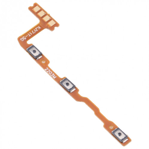 Pour Vivo Y17T/V21E 5G V2102A V2055 bouton d'alimentation et bouton de Volume câble flexible SH53061403-04