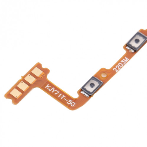 Pour Vivo Y17T/V21E 5G V2102A V2055 bouton d'alimentation et bouton de Volume câble flexible SH53061403-04