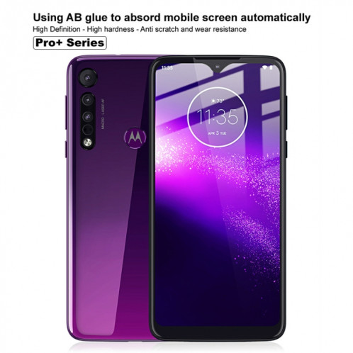 Pour Motorola One Macro / Moto G8 Play Film en verre trempé plein écran IMAK série Pro + SI1202691-07