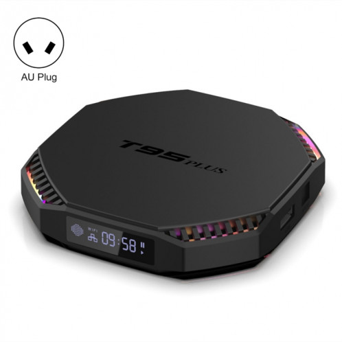 T95 Plus RK3566 Double WiFi Bluetooth Smart TV Set Top Box, 8 Go + 64 Go (Plug AU) SH102D1559-07