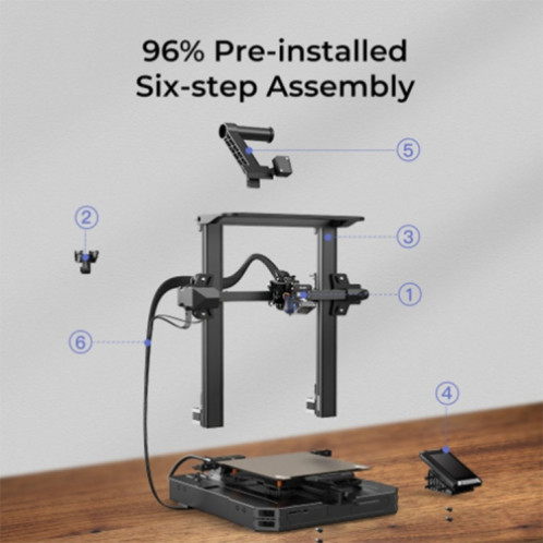 Creality ENDER-3 S1 PRO PLIGNE DE UE IMPRIMANCE 3D IMPRIMANCE 3D HAUT-TEMP SC21041460-07