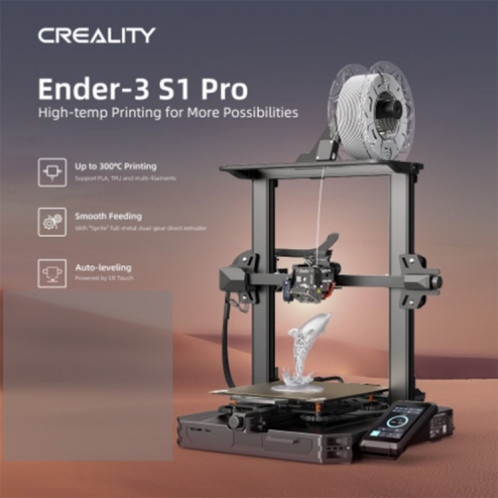 Creality ENDER-3 S1 PRO PLIGNE DE UE IMPRIMANCE 3D IMPRIMANCE 3D HAUT-TEMP SC21041460-07