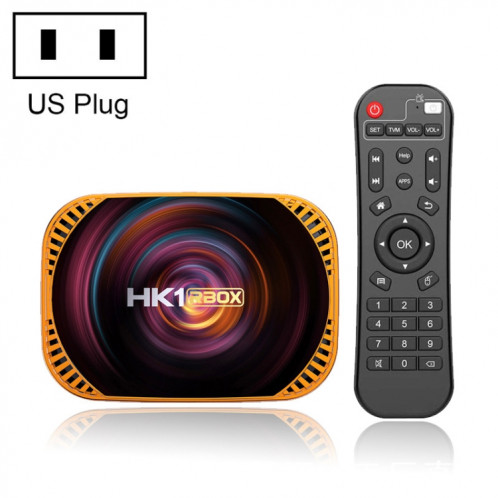 MECOOL HK1RBOX X4 4K TV Box, Android 11 Amlogic S905X4 CPU avec RC 4GB + 64 Go (US PLIG) SM602A190-07