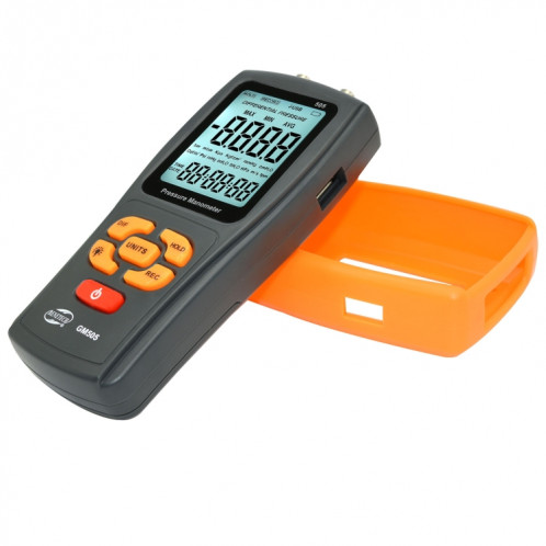Gauge de pression portable Benetech GM505, batterie non incluse SB22821065-06