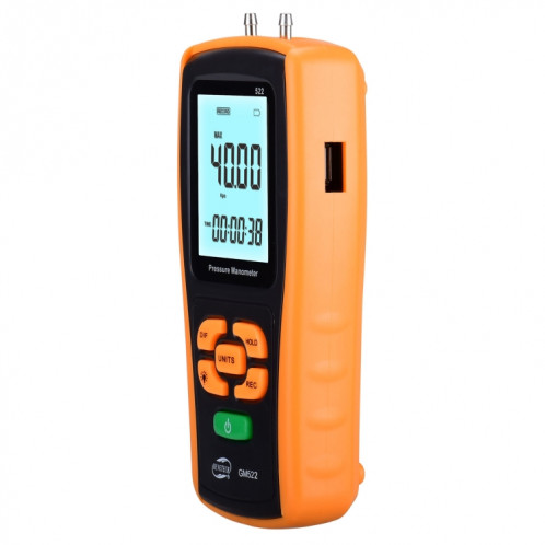 Gauge de pression portable Benetech GM522, batterie non incluse SB2284769-04