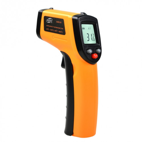 Thermomètre infrarouge à main du Benetech GM530, batterie non incluse SB22861101-07