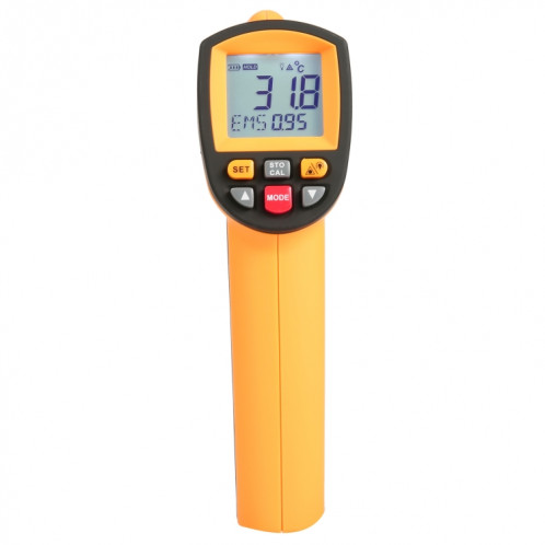 Thermomètre infrarouge Affichage de l'écran LCD Benetech GM1500, batterie non incluse SB22951963-07