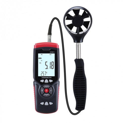 Beetech GT8913 Anemomètre à fil chaud numérique Handheld Digital, batterie non incluse SH23071180-09
