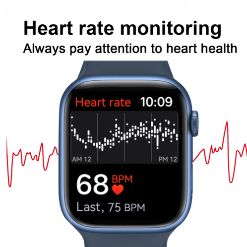 PW17 1.92 inch TFT Screen Smart Health Watch(Black) SH201C1456-07