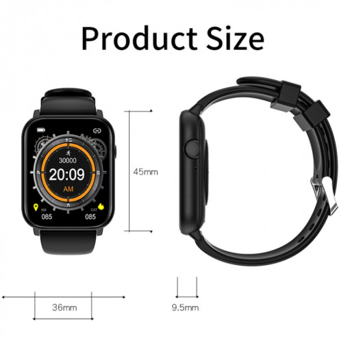 Q28 Pro 1,8 pouce Screen Smart Watch, 64 Mo + 128 Mo, Support Surveillance de la fréquence cardiaque / Call Bluetooth / Surveillance de l'oxygène sanguin (or rose) SH201B1521-011