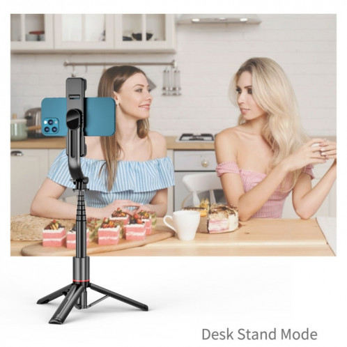 L12D Bluetooth Télécommande Détachable Fill Light Trépied Selfie Stick Support de Téléphone SH26191001-08