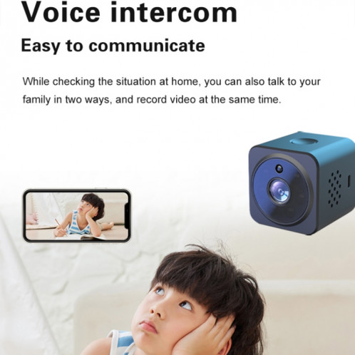 Petite caméra d'interphone vocal sans fil à vision nocturne infrarouge AS02 Home Security SH2681650-09