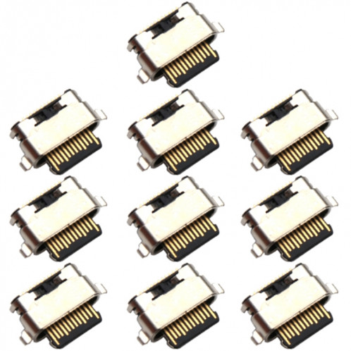 Pour Samsung Galaxy F52 5G 10pcs connecteur de port de charge SH12371341-03