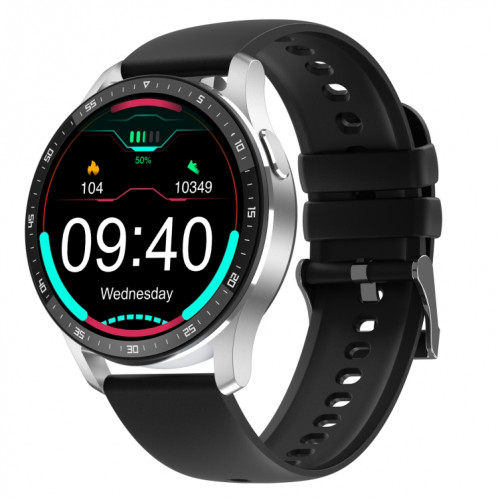 X7 1,32 pouces IPS écran tactile 2 en 1 Bluetooth écouteur montre intelligente, prend en charge la surveillance de la fréquence cardiaque/détection de l'oxygène sanguin/musique Bluetooth (noir) SH101A1536-07