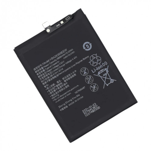 Remplacement de la batterie Li-polymère HB426389EEW pour Honor 20 Lite, Remarque importante : pour les batteries au lithium, seuls des moyens d'expédition sécurisés vers l'Union européenne (27 pays), le Royaume-Uni, SH170734-02