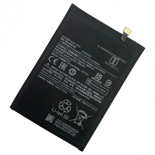 Remplacement de la batterie Li-polymère BN62 6000 mAh pour Xiaomi Redmi Note 9 4G / Redmi 9T / Redmi 9 Power / Poco M3Les États-Unis et le Canada sont disponibles SH69091574-04