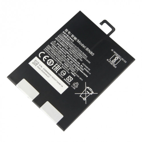 Remplacement de la batterie Li-polymère BN80 8620 mAh pour Xiaomi Mi Pad 4 Plus SH692924-04