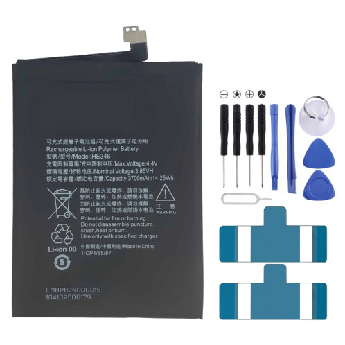 Remplacement de la batterie Li-polymère HE346 3700 mAh pour Nokia 7 Plus SH87029-04