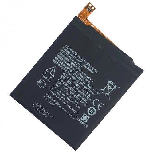 Remplacement de la batterie Li-polymère HE351 2990 mAh pour Nokia 3.1, Remarque importante : pour les batteries au lithium, seuls des moyens d'expédition sécurisés vers l'Union européenne (27 pays), le Royaume-Uni, SH87041107-04