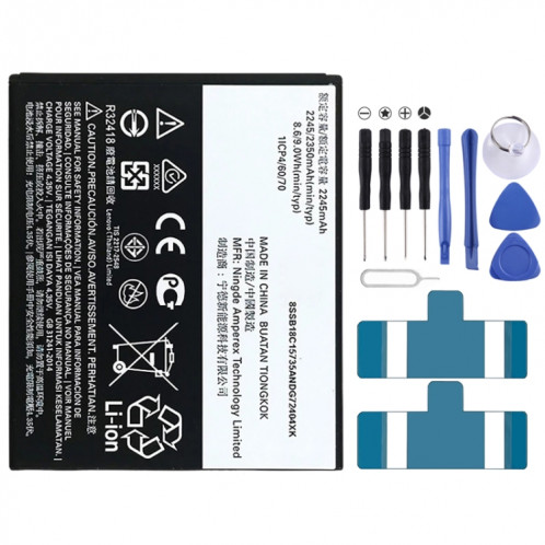 Remplacement de la batterie Li-polymère HC40 2350 mAh pour Motorola Moto C SH8720324-03