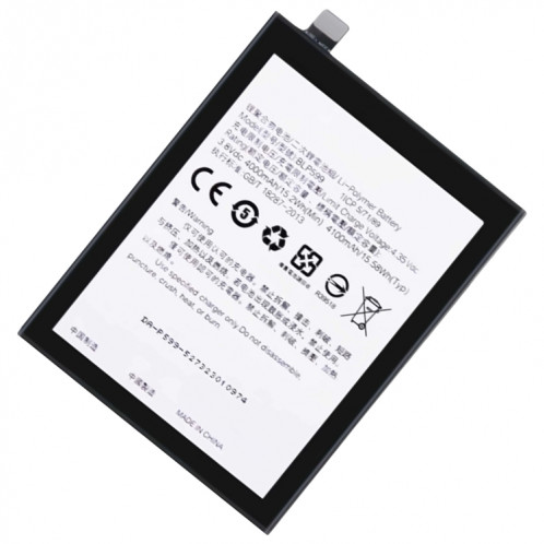 Remplacement de la batterie Li-polymère BLP599 4100 mAh pour OPPO R7 Plus / R7s Plus SH88031668-04