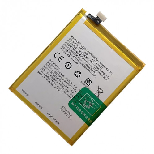 Remplacement de la batterie Li-polymère BLP631 3200 mAh pour OPPO A73 / F5 Youth / A77, Remarque importante : pour les batteries au lithium, seuls des moyens d'expédition sécurisés vers l'Union européenne (27 pays), SH88121098-04