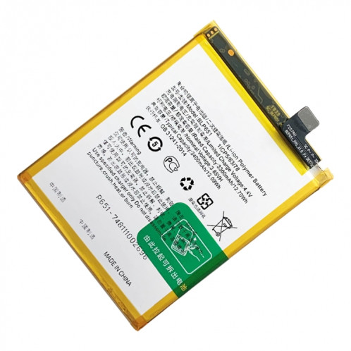 Remplacement de la batterie Li-polymère BLP651 3430 mAh pour OPPO R15 Pro, Remarque importante : pour les batteries au lithium, seuls des moyens d'expédition sécurisés vers l'Union européenne (27 pays), le SH8815307-04