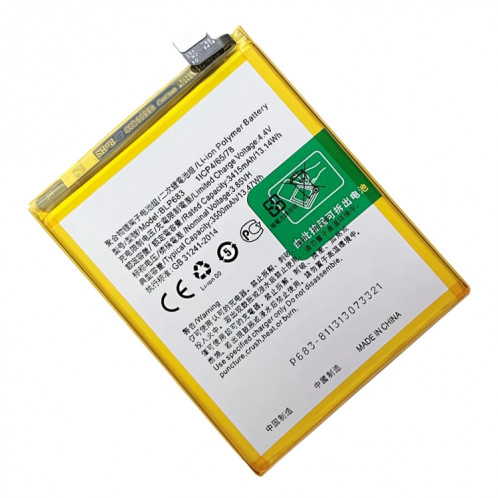 Remplacement de la batterie Li-polymère BLP683 3500 mAh pour OPPO F9 / F9 Pro / A7X, Remarque importante : pour les batteries au lithium, seuls des moyens d'expédition sécurisés vers l'Union européenne (27 pays), le SH8819658-04
