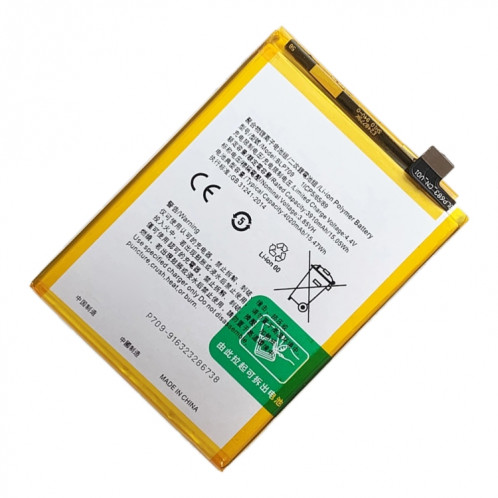 Remplacement de la batterie Li-polymère BLP709 4020 mAh pour OPPO A9, Remarque importante : pour les batteries au lithium, seuls des moyens d'expédition sécurisés vers l'Union européenne (27 pays), le Royaume-Uni, SH8821508-04