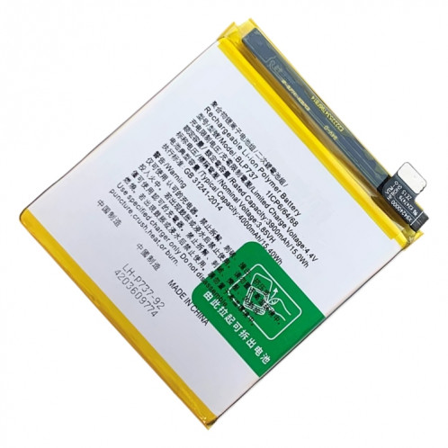 Remplacement de la batterie Li-polymère BLP737 4000 mAh pour OPPO Reno2 Z / Reno2 F SH8827910-04