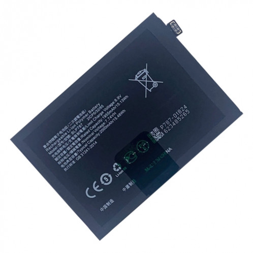 Remplacement de la batterie Li-polymère BLP787 4000 mAh pour OPPO Reno4 Pro 5G / Reno4 Pro 4G SH88371445-04