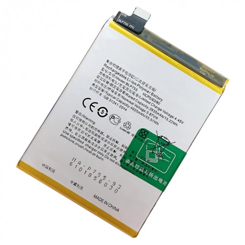 Remplacement de la batterie Li-polymère BLP755 pour OPPO K7x, Remarque importante : pour les batteries au lithium, seuls des moyens d'expédition sécurisés vers l'Union européenne (27 pays), le Royaume-Uni, SH8839473-05