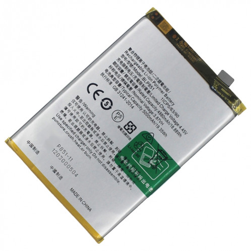 Remplacement de la batterie Li-Polymère BLP851 5000 mAh pour OPPO A74 5G / A54 5G SH8850592-04