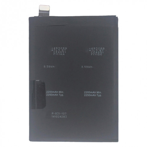 Remplacement de la batterie Li-polymère BLP831 pour OPPO Find X3 / Find X3 Pro SH8851239-04