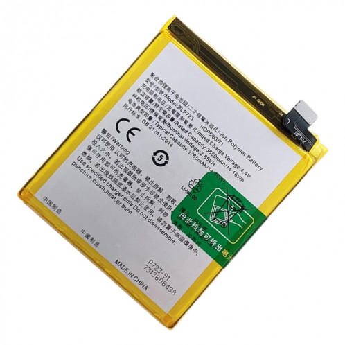 Remplacement de la batterie Li-polymère BLP723 3765 mAh pour Realme X, Remarque importante : pour les batteries au lithium, seuls des moyens d'expédition sécurisés vers l'Union européenne (27 pays), le Royaume-Uni, SH88571141-04