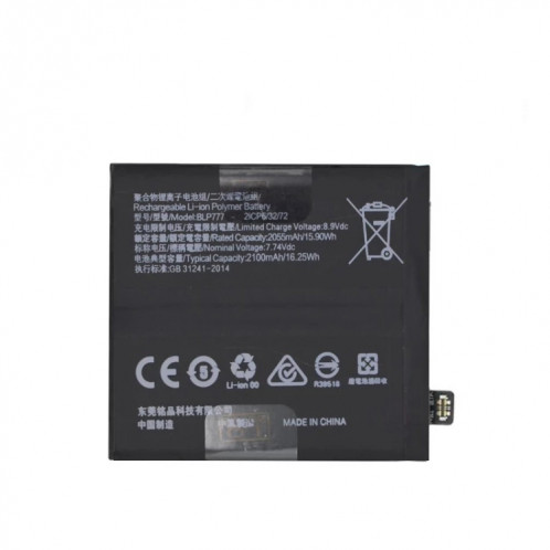 Remplacement de la batterie Li-polymère BLP777 4200 mAh pour Realme X50 Pro 5G, Remarque importante : pour les batteries au lithium, seuls des moyens d'expédition sécurisés vers l'Union européenne (27 pays), le SH88601190-02