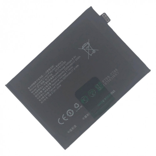 Remplacement de la batterie Li-polymère BLP799 4500 mAh pour Realme X7 Pro, Remarque importante : pour les batteries au lithium, seuls des moyens d'expédition sécurisés vers l'Union européenne (27 pays), le SH8861937-04