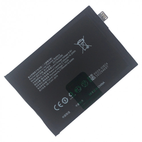 Remplacement de la batterie Li-polymère BLP809 4300 mAh pour Realme Q2 Pro, Remarque importante : pour les batteries au lithium, seuls des moyens d'expédition sécurisés vers l'Union européenne (27 pays), le SH8867639-04