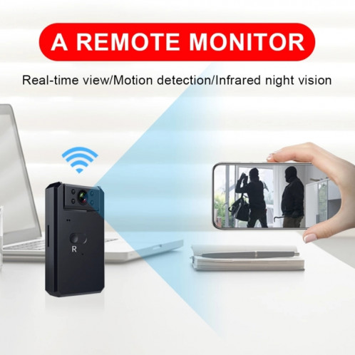 WD6-C Infrared Night Vision Mini HD WiFi Camera Enregistreur à 120 degrés SH29021050-08