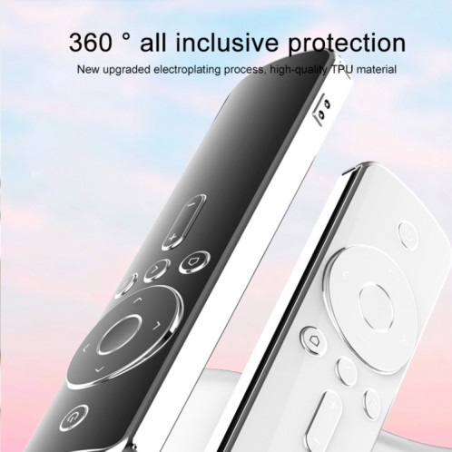 Coque de protection en TPU avec télécommande pour Xiaomi Redmi Single Button 4S / 4 / 3 / 1 (Blanc) SH701A917-07