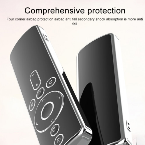 Étui de protection en TPU télécommandé pour Xiaomi Double bouton avec bouton vocal (transparent) SH702D1270-07