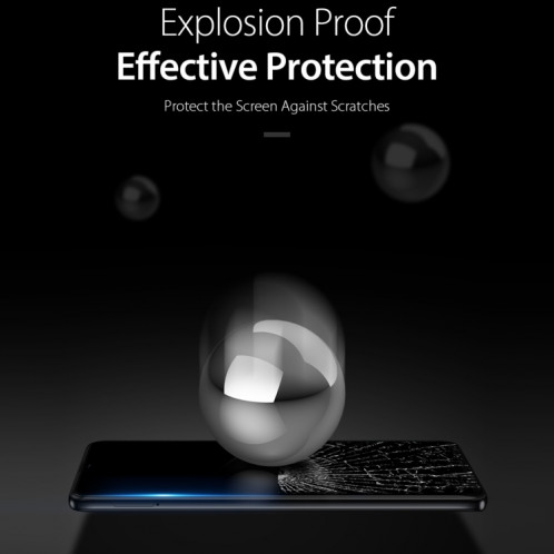 Pour Motorola Moto G42 / G62 DUX DUCIS 0.33mm 9H Film de verre trempé d'alumine moyen (noir) SD601A1749-06
