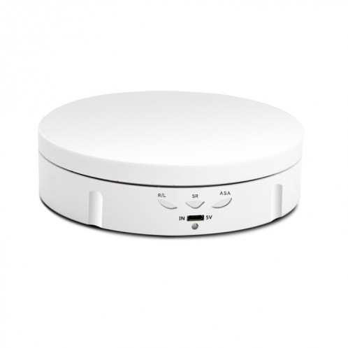 14.6cm Support d'affichage de platine tournante électrique USB à distance, charge: 10kg (blanc) SH001B1563-09