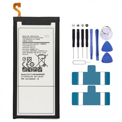 Remplacement de batterie Li-polymère EB-BA900ABE 4000mAh pour Samsung Galaxy A9 A9000 SM-A9000 SH850198-04