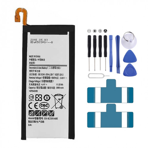 EB-BC501ABE 3000 mAh pour Samsung Galaxy C5 Pro SM-C5010 remplacement de la batterie Li-polymère SH34011163-04