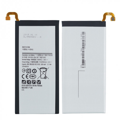 EB-BC701ABE 3300mAh pour le remplacement de la batterie Li-polymère Samsung Galaxy C7 Pro SH3601746-04