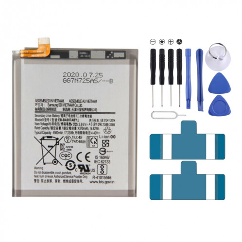 EB-BA907ABY Remplacement de la batterie Li-polymère 4500 mAh pour Samsung Galaxy S10 Lite SH4101699-04